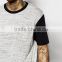Shandao New Design Heather Cotton Longline Curved Hem Short Sleeve O-Neck Online Shopping India Tshirt