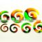 1Set Multicolor Snail Spiral Taper Horn Ear Plug Stretcher Extender