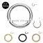 G23 Titanium Solid O-ring Nose Piercing India Body Jewelry Punk Jewelry