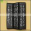 Folding screen room divider Chinese desigh printing Folding Screen Room Divider Pine Wood Frame with Bamboo Strips Screen GVLB01