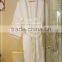 Cheap wholesale promotional best price cotton bath robe with embroidery logo for hotel and resort