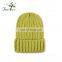 Custom fashion colorful wool cotton wholesale knitting woman party winter hat