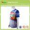 Round neck 100% Polyester wholesale customize scrawl dye sublimation printing Tee shirts