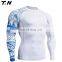 2016 wholesale long sleeve sublimated rash guard for men