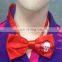 Cheap Red Custom Bow Tie With Adjustable straps With custom logo for sales promotion for event