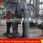 Lifesize realistic outdoor animatronic animal statue