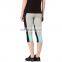 New style color block short running pants slimming sport pants for women