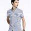 T-MSS016 No Pocket Short Sleeve Mens Business Casual Male Office Shirt