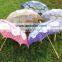 Wholesale 30'' Vogue Battenburg Lace Parasol Wedding Umbrella for Wedding Decoration in Navy Blue Color