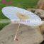 Handmade Nylon Fabric Bamboo Ribs Craft Design Beach Wedding Umbrella for Bride