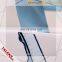 custom creative design offset printed silk ribbon tape handle paper bag