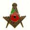 factory supplier stock custom design masonic pins badge wholesale