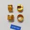 E27 screw shell，E27 lamp holder screw，Aluminum material，Gold on the surface