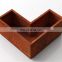 Garden metal corner modular planter boxes CORTEN steel flower pot