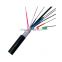 GYTS armoured 12 core fiber optic cable aerial 6 core single mode g652d