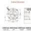 3kw DC Motor 24v 4000w for areial work vehicle