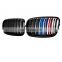 Body kit M sport look double slats glossy / 3 colors replacement front grille for X3/X4 F25