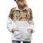 High Quality New Stitching Pullover Tie-dye Plush Sweater Loose Women Jacket