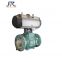 Wcb Lining Ceramic Pneumatic Flanged Ball Valve for chemical industry or fly ash system in coal power station