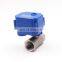 2way electrical ball valve 3/4 inch brass DC3-6V valves for water leakage detector