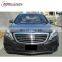 W222 S63 body kits with carbon fiber addon fit for W222 S320 S350 S500 S550 to S63 carbon fiber style PP+carbon fiber