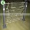 Cost efficient 6 gauge galvanized steel powder coated welded wire profile mesh fence