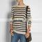 Knitted Striped Cashmere Women Sweaters Wool