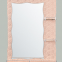 Wall Mounted Mirror with customized color Hanging Storage Display makeup Bathroom mirror shelf Wall Decor