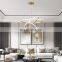 Modern 1/2/3/4 Circular Ring Chandelier Hotel Office Decorative Chandelier
