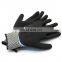Firm Grip Wear-resistant Crinkle Latex Coated Safety Labor Gloves