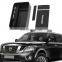 ABS material Car Central Console Armrest middle sundries box  strorage box container holder clapboard For Patrol Y62
