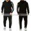 Customized Men's Side Stripe Hoodie Pants Sportswear Two Piece Set Jogger Workout Fitness Running Sportswear