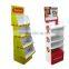 Grocery compact OEM design fruit juice cardboard hook display shelf