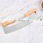 Satisfaction Guaranteed Japanese Branded Wooden Handle Stainless Pizza Cutter Rocker