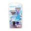 TRIPLE blade rubber handle lady use disposable razor
