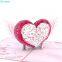 Winged Heart 3D Folded Card Personalized Valentine’s Day Card Best Gift for Lover