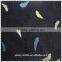 feather printed spandex corduroy fabric