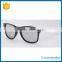 Best selling promotional two tone pc sunglasses with logo wholesale