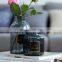 New Design Wholesale Home Wedding Unique Decorative Normal Size Nordic Blue Flower Glass Vase