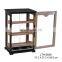 Wholesale Premium Classical Custom wood Red black Cigar Humidor display Box holder Acrylic cigar Humidor