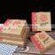 Custom Size Food Grade Brown Pizza Box Disposable Kraft Paper+Corrugated Paper+Kraft Paper Pizza Box With Your Own Logo