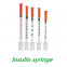 Insulin safety syringe / insulin syringe / disposable syringe / insulin needle / diabetes mellitus