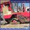 Corn combine harvester modified track chassis anti sinking vehicle