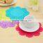 custom silicone pad mat,rubber soft silicone cup mats,heat resistance silicone coaster
