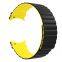 Silicone Magnetic Rubber Watch Band Loop Strap for Samsung Galaxy Watch 3 4 Gear S3 S2 Active 2 Huawei Watch GT 2 20mm 22mm