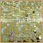 SQN#32A luxury style 9mm bright gold sequin wedding table linens