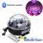 Mini Bluetooth Voice activated RGB LED Crystal Magic Ball Effect Light,Bluetooth Magic Ball with USB and Remote