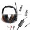 For PS4 / XBOX360 / PS3 / PC /XBOX ONE 5 in1 wired stereo headphone with mic