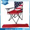 high quality USA flag folding beach chair with armrest                        
                                                Quality Choice