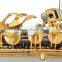 MTS-306 black nickel tenor sax with golden key from China